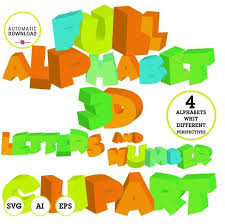 Download Alphabet 3d Clipart 3d Svg Ai Eps Vector Editable Etsy Clip Art How To Introduce Yourself Alphabet