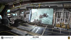 Vsa Dropship Interior Simon Robert Spaceship Interior Shadow Fall Sci Fi Environment