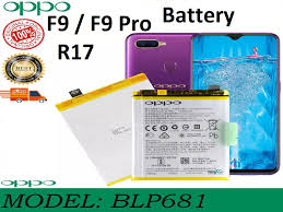 Oppo F9 F9 pro R17 Battery Model BLP681 ...