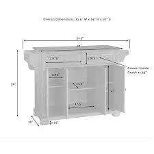 Portable kitchen island granite top. Alexandria Granite Top Full Size Kitchen Island Cart 52 W X 18 D X 34 H Overstock 32302418