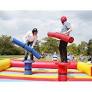 backyard parties battle zone inflatable joust games from www.accio.com