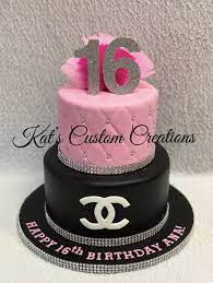 Celebrate the birthday of your friend or family member with their name and age on the birthday cake. Chanel 16th Birthday Cake Sweet 16 Birthday Cake 16th Birthday Cake For Girls Birthday Cake Girls