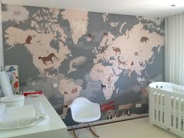 Little Hands World Map For Guilherme S Room Little Hands Wallpaper Baby Boy Rooms Girl Room