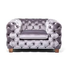 Here at timeless chesterfields, our chesterfield chaise longues are among the most luxurious statement pieces that we offer. Fauteuil Chesterfield Baroque En Velours Gris My Desire Kare
