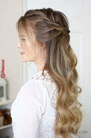 3 Easy Rope Braid Hairstyles Rope Braided Hairstyle Glamorous Wedding Hair Down Hairstyles