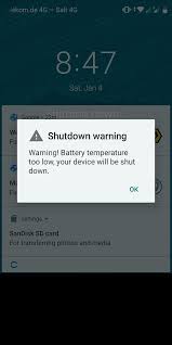 • capable of sending alerts to your phone. Warning Battery Temperature Too Low Your Device Will Be Shut Down Fp3 Fairphone Community Forum