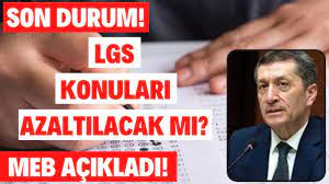 Bakan selçuk'tan son dakika lgs açıklaması. 2021 Lgs Konulari Azaltilacak Mi Meb In Son Dakika Genelgesi Neyi Isaret Ediyor Youtube
