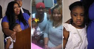 Sitting on the shoulders of her father's friend and nba star stephen jackson, she proclaimed: George Floyd S 6 Year Old Daughter Her Mother Demand Justice For His Murder In Emotional Press Conference