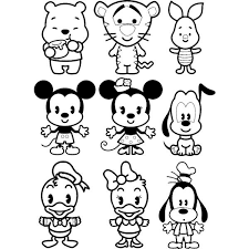 Disney Cuties Disney Cuties Disney Character Drawings Cute Disney Drawings