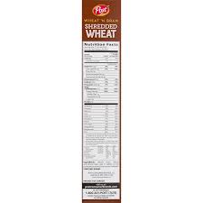 post shredded wheat breakfast cereal