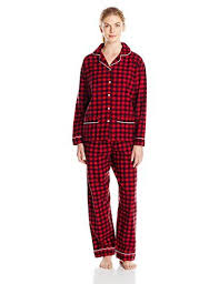 Black And White Buffalo Plaid Pajamas 54 40 Free Shipping Lanz Of Salzburg Women S Notch Collar Flannel Pajama Red Plaid Large Lanz Of Salzburg Red Blac Night Shirt Flannel Pajamas Red Plaid