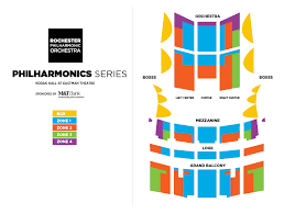 Meticulous Seating Chart For Orchestra Eastman Theatre