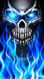 You can download and install the wallpaper as well as use it for your desktop computer pc. Blue Flame Blue Fire Skull Wallpaper Novocom Top