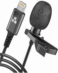 Foam pop shield softens vocal plosives and wind noise. Amazon Com Galvanox Microphone For Iphone Lightning Clip On Lapel Lavalier Mic For Calls Professional Recording 5ft Cable Omnidirectional Condenser Musical Instruments