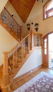 The $50 to $120 cost per linear foot depends on the type of iron you need. Interior Designs That Revive The Wrought Iron Railings Wrought Iron Staircase Wrought Iron Stairs Wooden Staircase Design