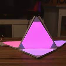 With Our New Nanoleaf Flex Linkers You Can Transform Your Light Panels Into Just About Anything See How Didi Uses Them Light Panels Nanoleaf Panels 3d Light