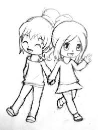 Easy Best Friend Drawings Www Best Friend Drawings Drawings Of Friends Friends Sketch