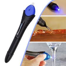 The properties and functionality are comparable to a uv resin. 5 Seconds Uv Activated Glue Woopower Liquid Glass Welding Compound Adhesive Repairs Tool Quick Use Uv Light Fix Pen Refill Glue Optional Amazon Co Uk Business Industry Science