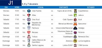 Te presentamos el calendario del futbol mexicano ligamx apertura 2021 de la jornada 1 fixture apertura 2021 futbol mexicano ligamx week 1 Liga Mx Jornada 1 Jose Cardenas