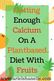Calcium Rich Fruits For A Plant Based Diet To Ensure You Re Getting Enough Calcium On Your Vegan Diet He Iron Rich Fruits Calcium Rich Fruits Plant Based Diet