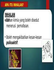 Jenis bahan inhalan boleh dibahagikan kepada 4 jenis iaitu pelarut mudah meruap, gas, aerosol dan _. Inhalan Pendidikan Kesihatan Tahun 5 Ditukar Pptx Apa Itu Inhalan Inhalan U2022ialah Bahan Kimia Yang Boleh Disedut Menerusi Pernafasan U2022 Boleh Course Hero