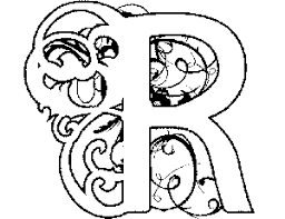 A collection of 30 articulation words coloring pages, including s, l, r, th, and more! Illuminated R Coloring Page