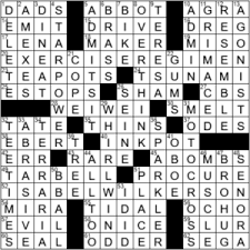 A blog about crosswords and puzzles. Kbi1esshaxtigm