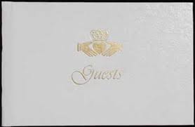 Perfect for a spring time bridal shower! Irish Wedding Guest Books