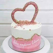 Buon Compleanno Liliana Valentine Cake Cake Geode Cake