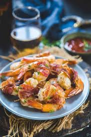 After 15 minutes, coat the shrimp with more butter sauce. Crispy Bacon Wrapped Shrimp Recipe Step By Step Whiskaffair