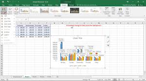 adding chart elements in excel