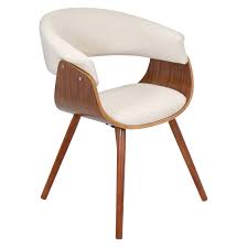 vintage mod dining chair wood beige lumisource modern accent chair wood dining chairs lumisource