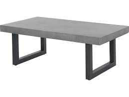 Opens a quick look modal. Ebel Fairbanks Aluminum Onyx 48 W X 26 D Rectangular Concrete Top Coffee Table Ebl408100