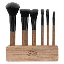 Set Of Make Up Brushes Okume Collection Beter 7 Pieces Bovella