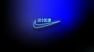 Neon Nike Blue Nike Background Neon Neon Design