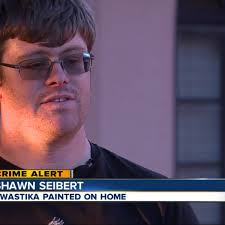 Swastika painted onto Jewish family's home