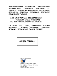 The enterprise was incorporated on july 24, 2004. Kerja Tanah Disediakan Oleh