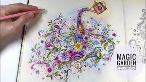 Not only a colouring book, but also an inky treasure hunt. Step By Step Coloring Magic Garden Secret Garden Coloring Book Youtube