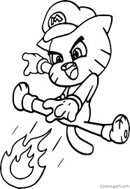 Gumball coloring pages admirable coloriage a imprimer gumball. The Amazing World Of Gumball Coloring Pages Coloringall