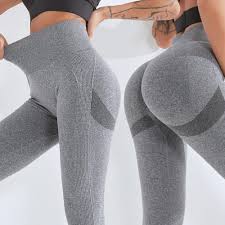 Kaufe Sexy Frauen High Waist Leggings Female Gym Workout Legging Fashion  Push Up Seamless Leggins Atmungsaktive Workout Hose | Joom