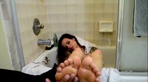 BoundHub - Intruder Tied Foot lick in bathtub against her will