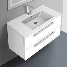 Some of our vanities may be delivered with a backsplash, but if that backsplash arrives damaged, we are unable to ship a replacement backsplash. Acf Da05 Bathroom Vanity Dadila Nameek S