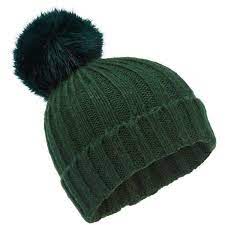 Miss Selfridge Green Pom Beanie Hat 16 Liked On Polyvore Featuring Accessories Hats Beanie Dark Gr Fur Pom Pom Beanie Fur Beanie Hat Pom Pom Beanie Hat