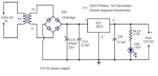 Build a isolated dc dc converter wiring diagram schematic. 12v Dc Power Supply Circuit Diagram Circuit Diagram Circuit Electronics Circuit