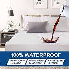 Abakan King Waterproof Mattress Protector Premium Super Soft Breathable Noiseless Fitted Mattr Waterproof Mattress Cover Mattress Pad Cover Waterproof Mattress