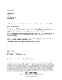 Original Contract Award Document Yahoo Search Results Image Search Results Letter Sample Cover Letter Sample Cover Letter