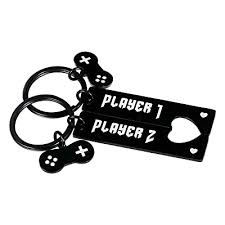 When you wear them, a quick glance down will remind you both where your hearts are. Buy Funny Valentines Day Gifts For Gamer Boyfriend From Girlfriend Him Her Matching Keychain Set Of Player 1 2 Couple Gifts For Husband Male Friends Wedding Anniversary Birthday Key Ring Christmas Gift