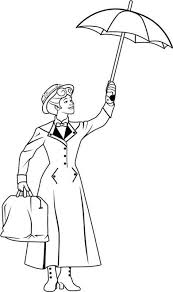 Pin By F On Mary Popins In 2020 Umbrella Coloring Page Disney Coloring Pages Mary Poppins