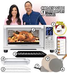 Nuwave Bravo Xl Air Fryer Oven The Bravo Xl S Spacious Cooking Capacity Is Large Enough For A 10 Pound Chicken A 6 Pound In 2020 Nuwave Oven Air Fryer Recipes Easy