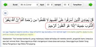 Sebab turun ayat setelah allah swt melarang mereka agar jangan berputus asa, lalu allah menjelaskan kepada mereka tentang penyebab utama mereka mesti berbuat demikian sehingga tidak timbul lagi rasa ragu Innallaha Yagfiruzzunuuba Jami An Innahu Huwal Ghafururrahim Apa Isi Kandungan Dari Potongan Ayat Brainly Co Id